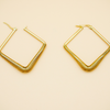 Spring Decor Square Shaped Hoop Earrings Women And Girls ...
