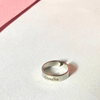Silver Customize Adjustable Name Ring.