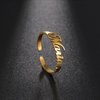 Gold Plated Customized Name Ring.