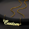 Gold Plated Customized Name Necklace Pendant
