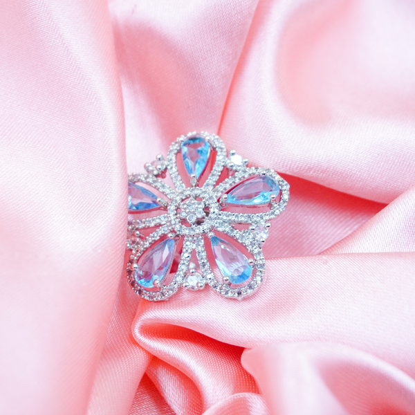 Elegant American Diamond adjustable Ring