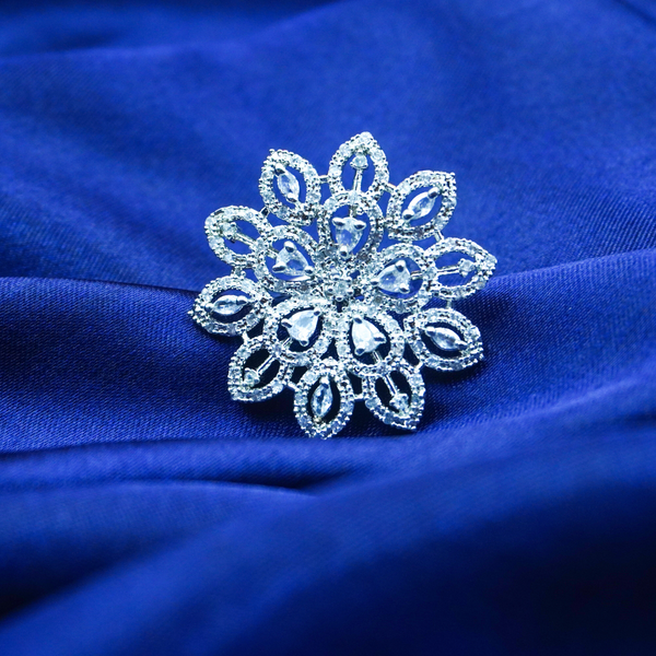 Elegant Zarkan American Diamond adjustable Ring