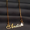 Gold Plated Customized Name Necklace Pendant