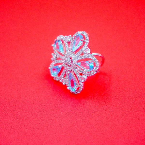 Elegant American Diamond adjustable Ring