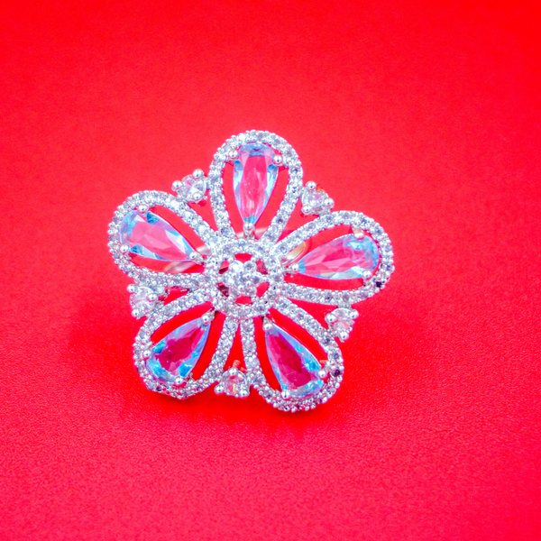 Elegant American Diamond adjustable Ring