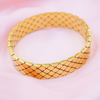 Stunning Golden Stainless Steel Anti-Tarnish Bracelet