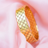 Stunning Golden Stainless Steel Anti-Tarnish Bracelet